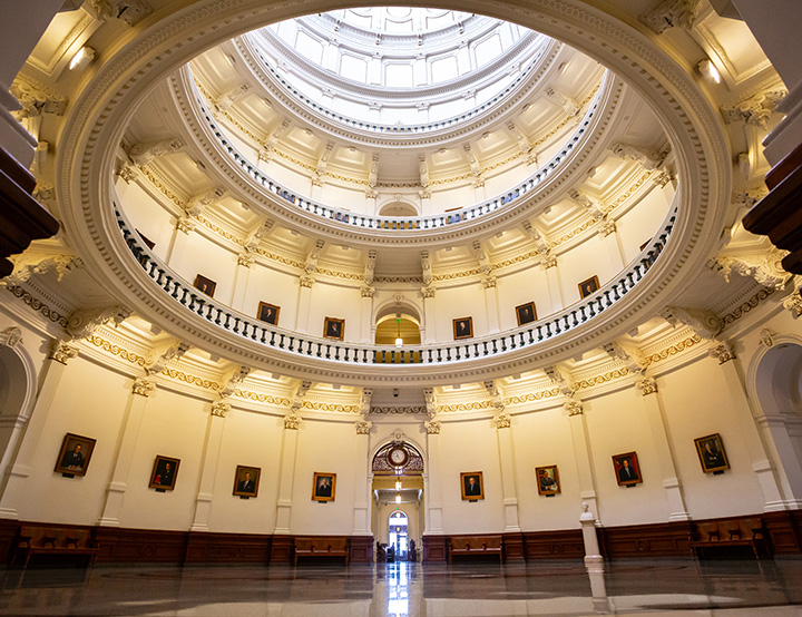 Photo of inside the capitol building